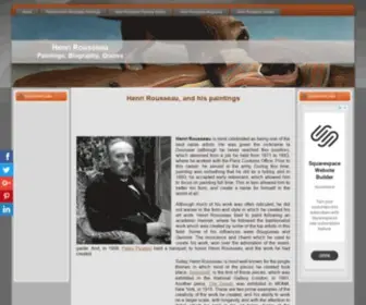 Henrirousseau.net(Henri Rousseau) Screenshot