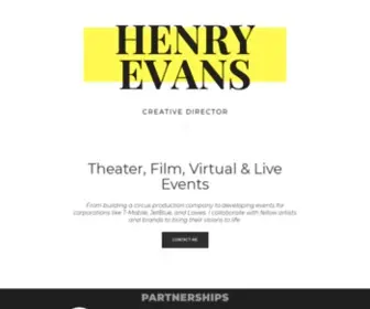 Henry-Evans.com(Wider CMS) Screenshot