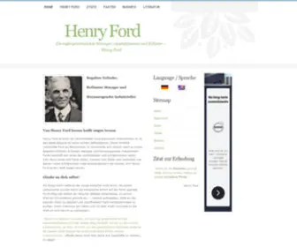 Henry-Ford.net(Henry Ford) Screenshot