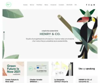 Henryandco.it(HENRY&CO. creatività sostenibile) Screenshot