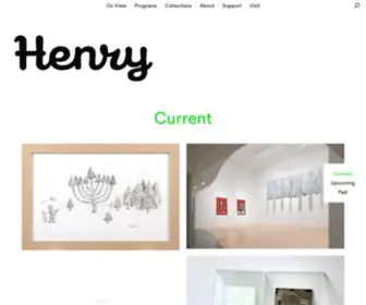 Henryart.org(Henry Art Gallery) Screenshot