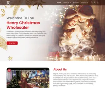 Henrychristmas.com(The Henry Christmas Wholesaler Christmas) Screenshot