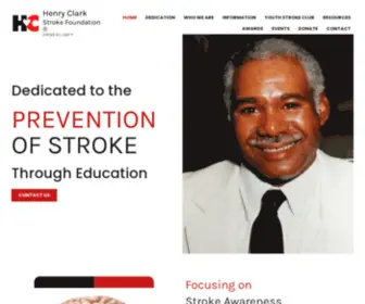 Henryclarkstrokefoundation.org(Stroke Awareness) Screenshot