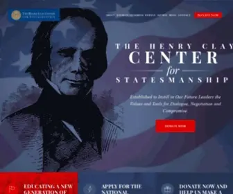 Henryclaycenter.org(The Henry Clay Center for Statesmanship) Screenshot