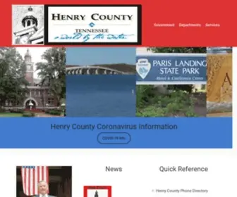 Henrycountytn.org(Official Site of Henry County TN) Screenshot