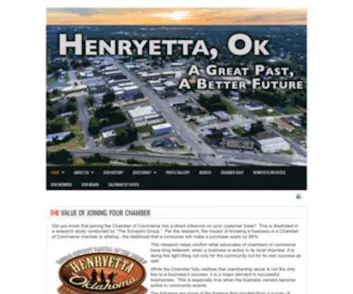 Henryetta.org(Henryetta) Screenshot