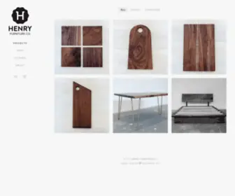 Henryfurniture.co(Hand Crafted Furniture & Home Goods) Screenshot