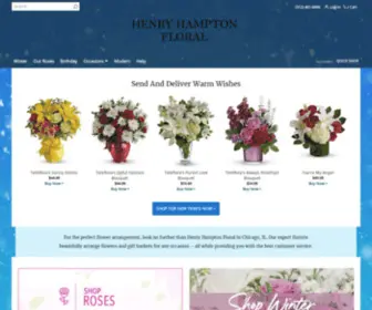 Henryhamptonfloral.com(Chicago Florist) Screenshot