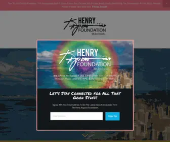 Henrykaponofoundation.org(The Mission) Screenshot