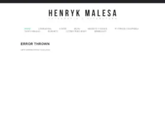 Henrykmalesa.pl(Jazz i Fotografia) Screenshot