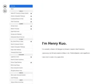 Henrykuo.com(Henry Kuo) Screenshot