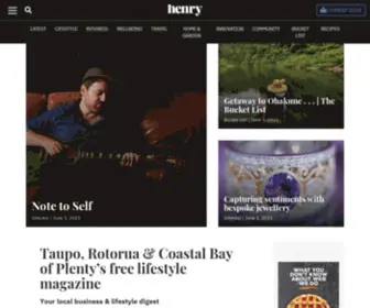 Henrymagazine.nz(Henry magazine) Screenshot