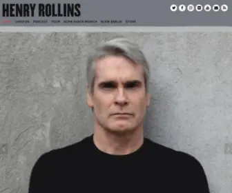 Henryrollins.com(Henry Rollins) Screenshot