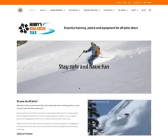 Henrysavalanchetalk.com(Henry's Avalanche Talk) Screenshot