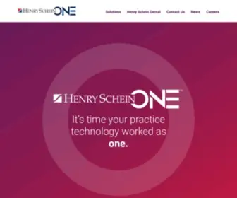Henryscheinone.com(Henry Schein One Dental Software and Office Technology) Screenshot