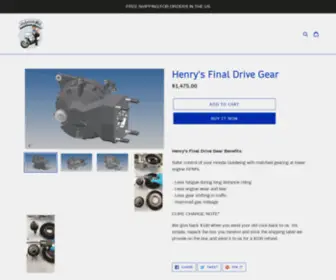 Henrysfinaldrive.com(Finaldrivegear) Screenshot