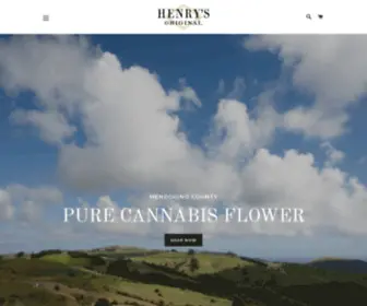 Henrysoriginal.com(Small Batch Cannabis) Screenshot