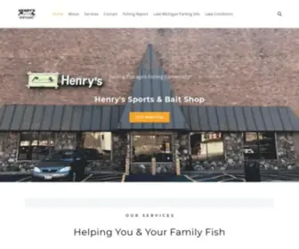 Henryssports.com(HENRY'S SPORTS & BAIT) Screenshot