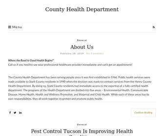 Henrystarkcohealthdept.org(County Health Department) Screenshot