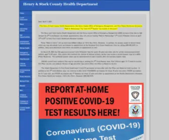 Henrystarkhealth.com(Henry & Stark County Health Department) Screenshot