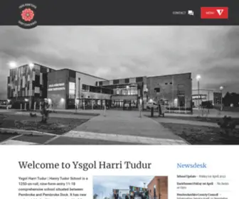 Henrytudorschool.wales(Ysgol Harri Tudur / Henry Tudor School) Screenshot