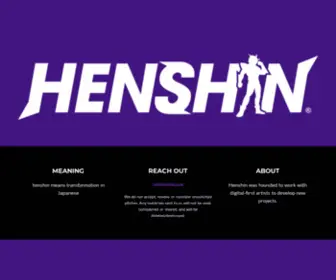 Henshin.com(Management Consulting for the Anime Sector) Screenshot