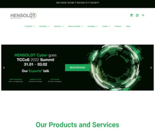 Hensoldt-Cyber.com(HENSOLDT Cyber) Screenshot