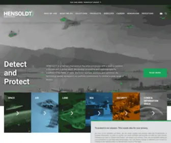 Hensoldt.net(Sensor Solutions &vert) Screenshot