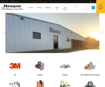 Hensondistributing.com(Henson Distributing Corporation) Screenshot