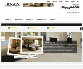 Hensonflooring.com(Henson Flooring Inc) Screenshot