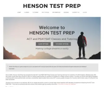 Hensontestprep.com(HENSON TEST PREP) Screenshot