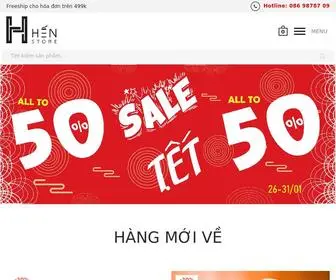 HenStore.net(Hến Store Menswear) Screenshot