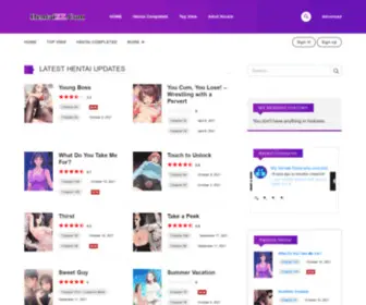 Hentaixz.com(HentaiXZ) Screenshot