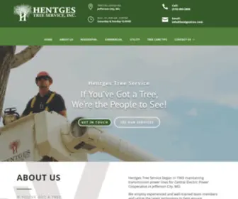 Hentgestree.com(Hentges Tree Service in Jefferson City) Screenshot