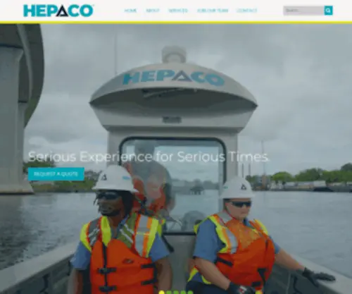 Hepaco.com(24 Hour Emergency Response) Screenshot