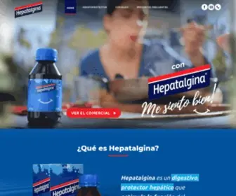 Hepatalgina.com(Con Hepatalgina me siento bien) Screenshot