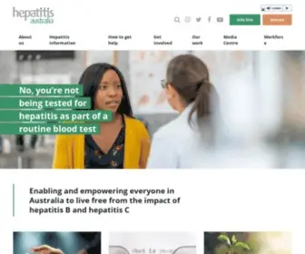 Hepatitisaustralia.com(Hepatitis Australia) Screenshot