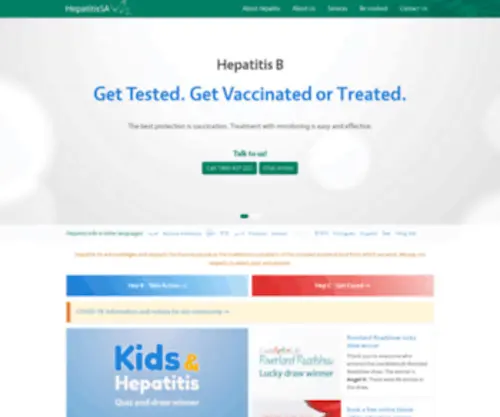 Hepatitissa.asn.au(Hepatitissa) Screenshot