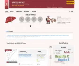 Hepatmon.com(Hepatitis Monthly) Screenshot