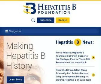 Hepb.org(Hepatitis B Foundation) Screenshot