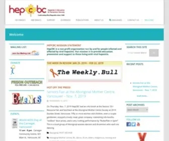 Hepcbc.ca(BC Hepatitis Network) Screenshot