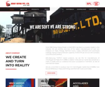 Hepcoindia.com(Binay Udyog Pvt) Screenshot