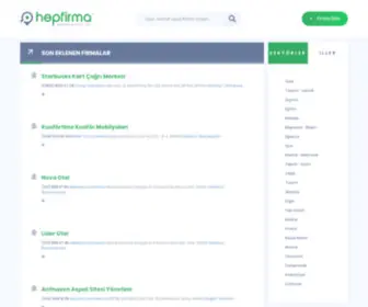 Hepfirma.com(Türkiye Yerel Firma Rehberi) Screenshot