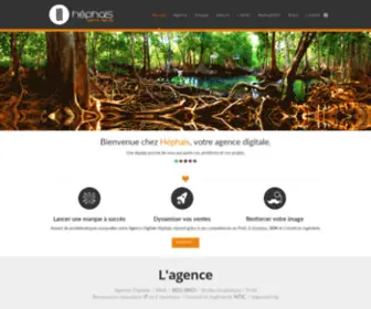 Hephais.com(Héphaïs) Screenshot