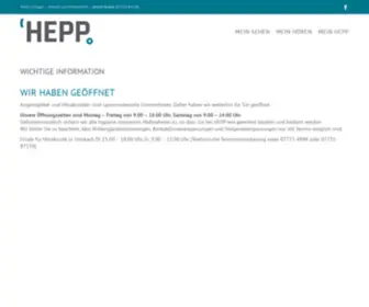 Hepp-Sehen-Hoeren.de(HEPP Intro NewsBlock) Screenshot