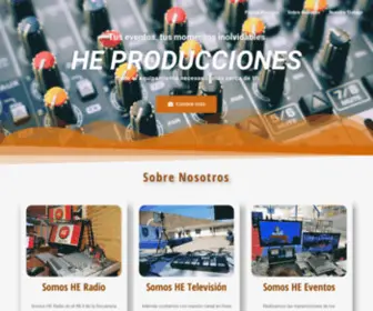 Heproducciones.cl(Heproducciones) Screenshot