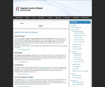 Hepsia-Help.com(Hepsia Control Panel) Screenshot