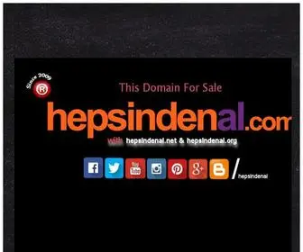 Hepsindenal.com(2009 yılından bu güne Türkiye'nin en iyi e) Screenshot