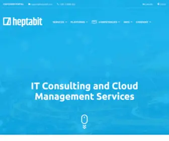 Heptabit.com(IT Consulting and Cloud Management Services) Screenshot