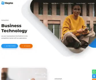 Heptotechnologies.com(On demand App Development Company) Screenshot